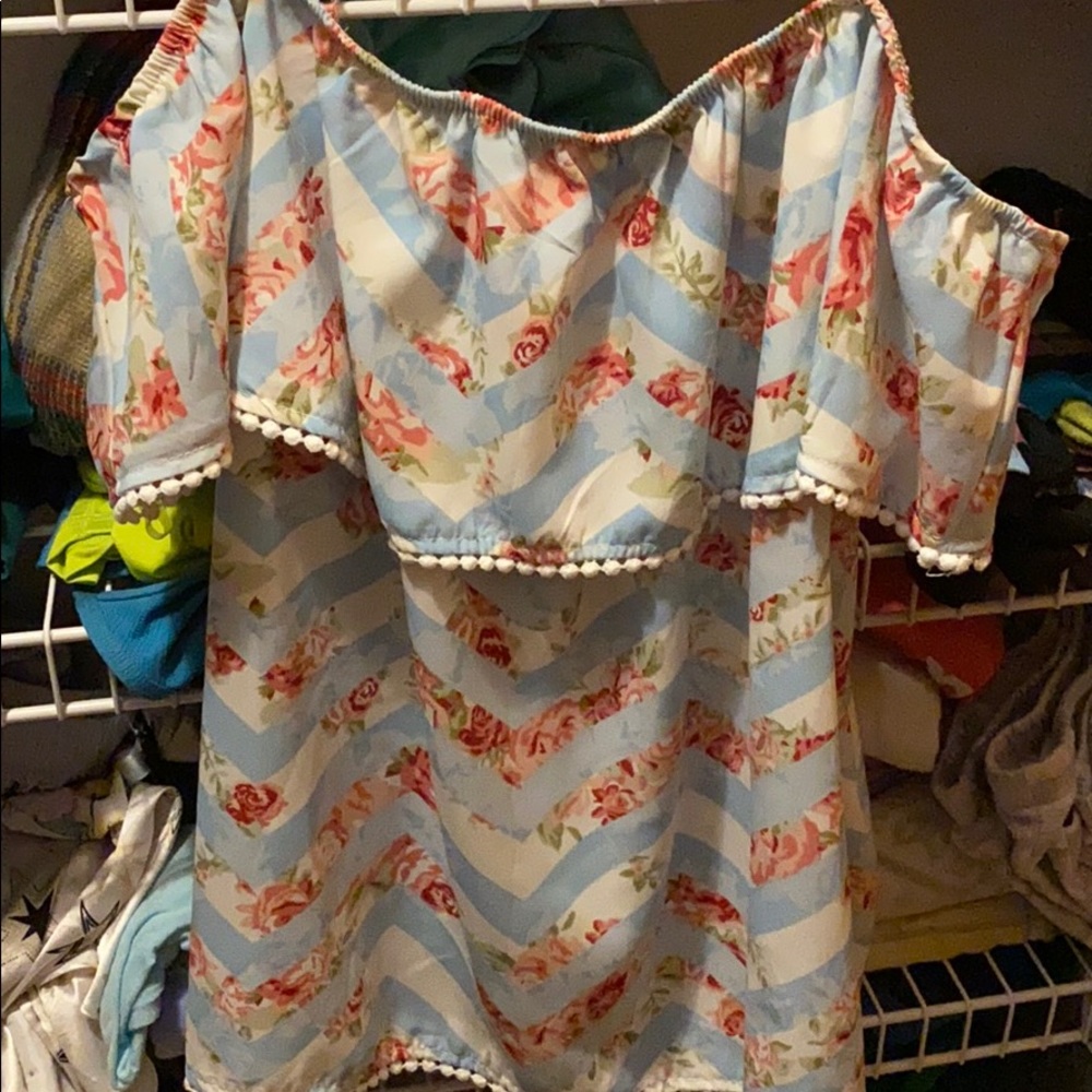 Cold-shoulder Blouse